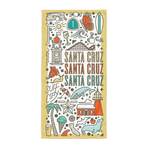 Iconic Santa Cruz Beach Towel
