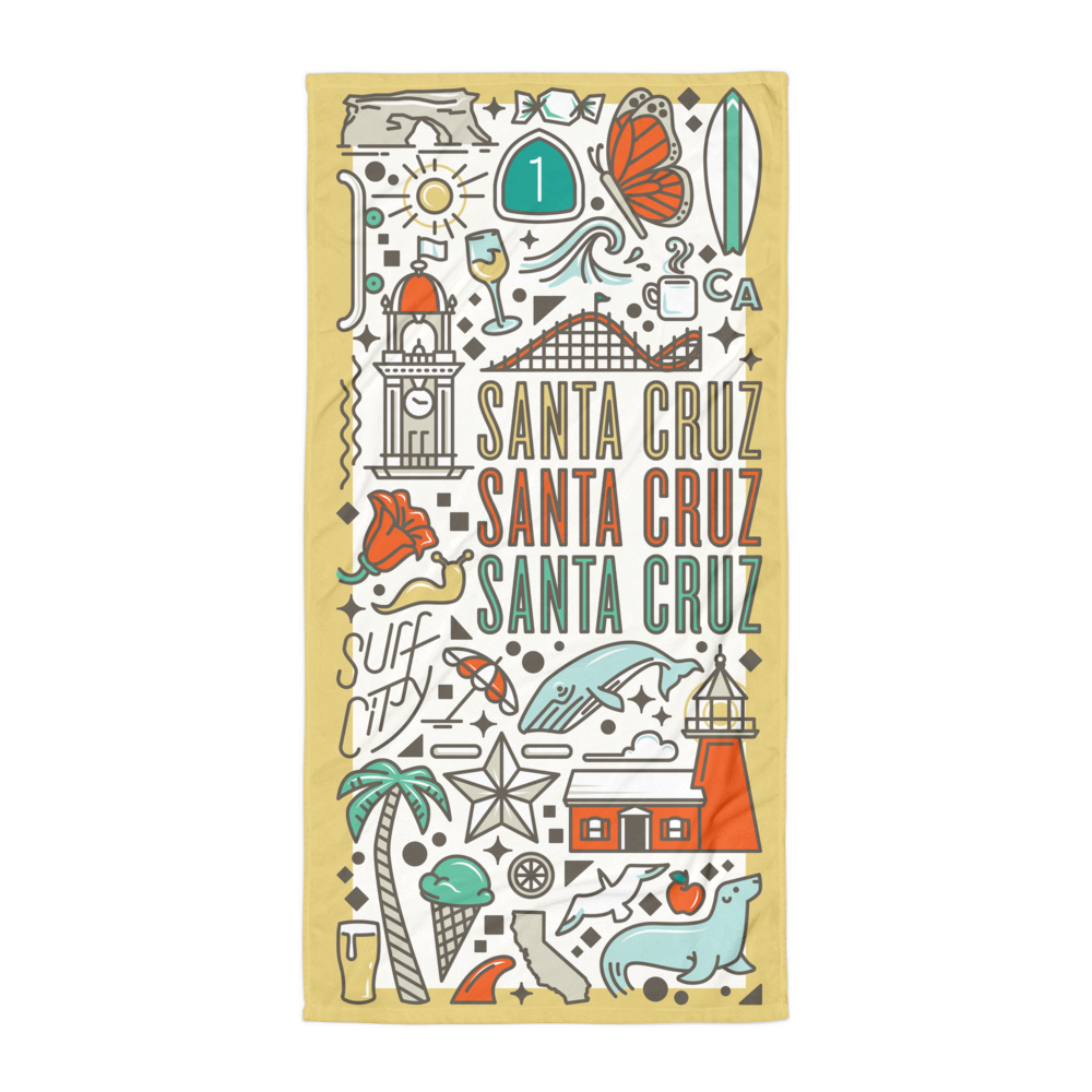 Iconic Santa Cruz Beach Towel